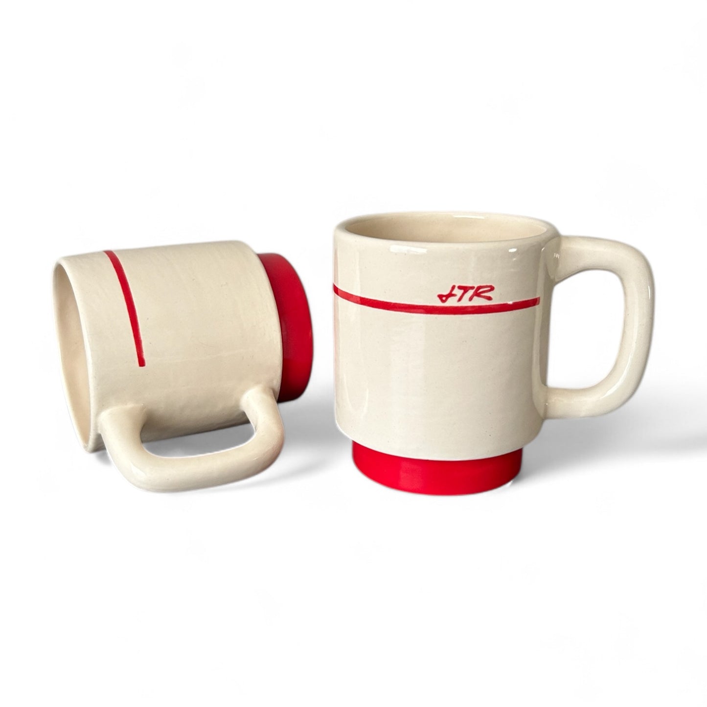 JTR 'Unexpected Red' Stacking Mugs