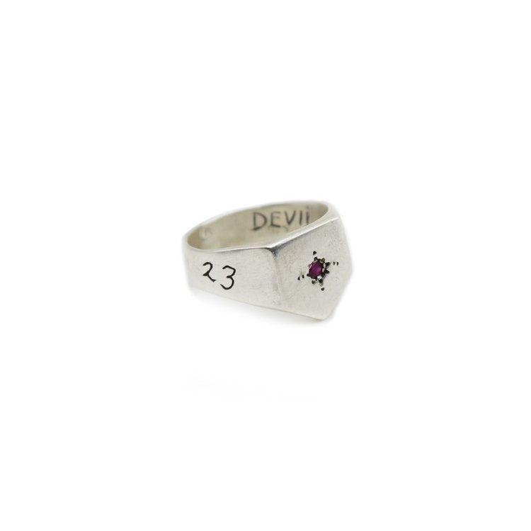 Rodeo Ruby Power Signet